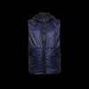 Gilet zippé capuche CP COMPANY Goggle Nada Shell nylon Primaloft® bleu nuit