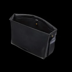 Grand Sac Messenger TOM FORD Icon cuir grainé noir Bandoulière