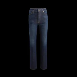 Jean droit KHAITE Danielle coton denim bleu brut