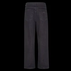 Jean FENDI 5 poches droit coton denim noir FF poche Fendi Roma