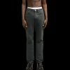 Jeans denim AMI coton gris delavé