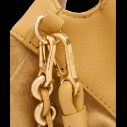 LOEWE Grand Flamenco Purse sac cuir agneau nappa jaune chaine or bandoulière