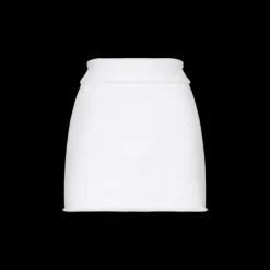 Mini jupe DOLCE GABBANA tweed coton raschel blanc