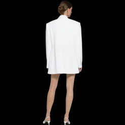 Mini jupe DOLCE GABBANA tweed coton raschel blanc