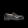 Mocassin LOEWE Blaze cuir veau pull-up noir