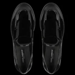 Mocassins DOLCE & GABBANA Sport Classic cuir veau poli noir