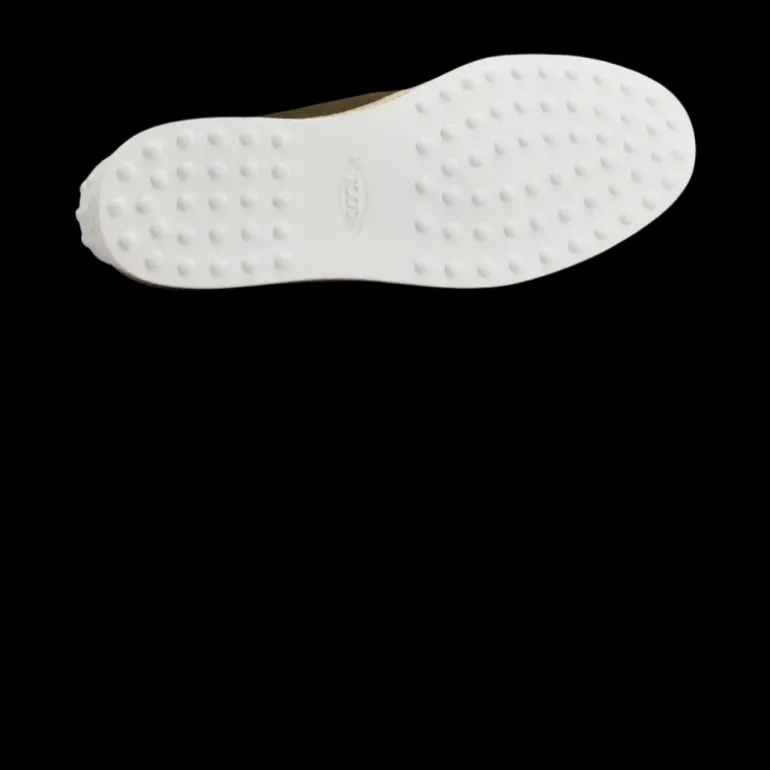 Mocassins TOD'S Slip on nubuck kaki semelle corde