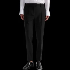 Pantalon BARBARA BUI Roxy cigarette toile laine noir