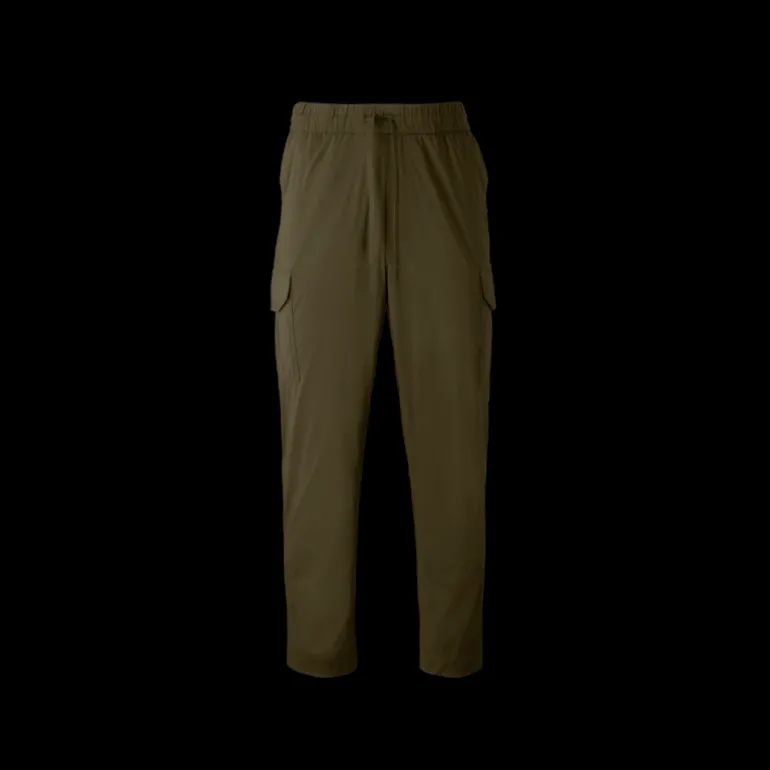 Pantalon cargo CANADA GOOSE Killarney nylon kaki logo noir