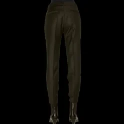 Pantalon Cigarette BARBARA NUI Roxy Laine Cachemire Noir