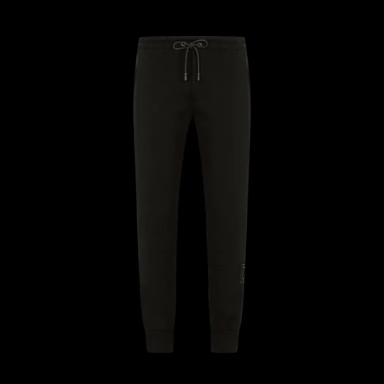 Pantalon De Jogging DOLCE & GABBANA En Jersey coton noir Ecusson DG