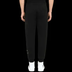 Pantalon De Jogging DOLCE & GABBANA En Jersey coton noir Ecusson DG