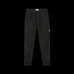 Pantalon de jogging STONE ISLAND ECONYL® nylon noir métal irisé