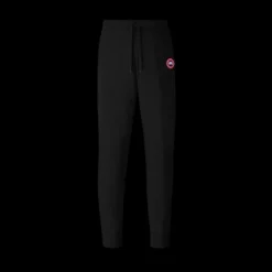 Pantalon de survêtement CANADA GOOSE Huron coton noir jogging Black label