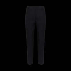 Pantalon fuselé ALEXNADER MCQUEEN plis marqués viscose noir