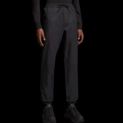 Pantalon jogging MONCLER coton nylon noir Logo Matt Black