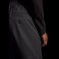 Pantalon jogging MONCLER coton nylon noir Logo Matt Black