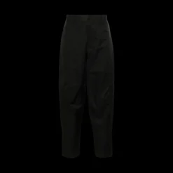 pantalon motard LANVIN coupe fuselée coton noir