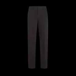 Pantalon slim coton noir patch Fendi