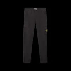 Pantalon STONE ISLAND coton noir taille bas élastique