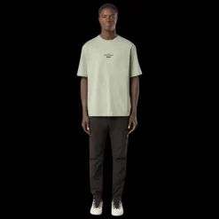 Pantalon STONE ISLAND coton noir taille bas élastique