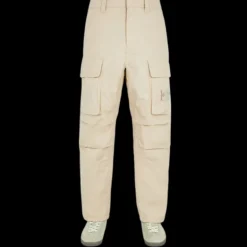 Pantalon STONE ISLAND GHOST PIECE cargo toile coton beige