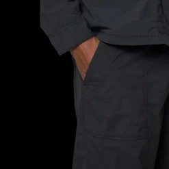 Pantalon STONE ISLAND Ghost fluide nylon noir badge noir