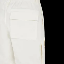 Pantalon STONE ISLAND GHOST PIECE cargo toile coton blanc