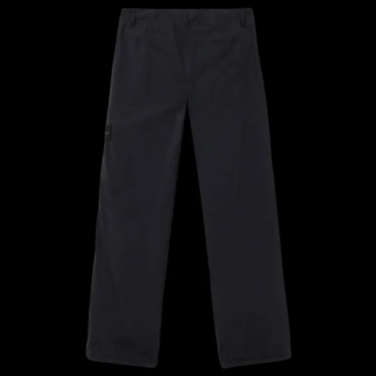 Pantalon STONE ISLAND Ghost fluide nylon noir badge noir