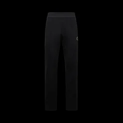 Pantalon survêtement MONCLER x PALM ANGELS nylon noir bande logo palmier velours