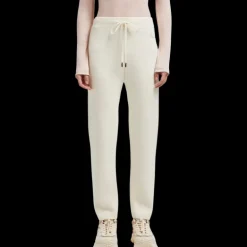 Pantalon survêtement MONCLER laine cachemire écru