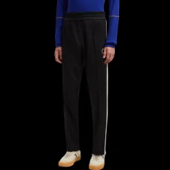 Pantalon survêtement MONCLER x PALM ANGELS nylon noir bande logo palmier velours