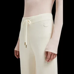 Pantalon survêtement MONCLER laine cachemire écru