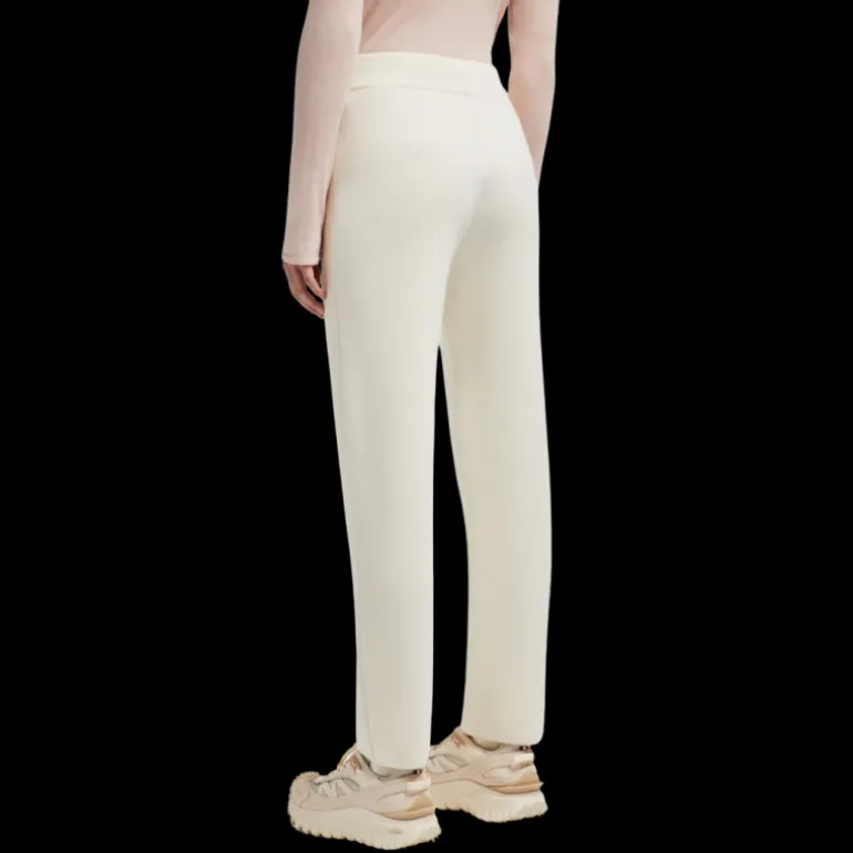 Pantalon survêtement MONCLER laine cachemire écru