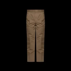 Pantalon TOM FORD 2 poches coton soie tabac revers bas