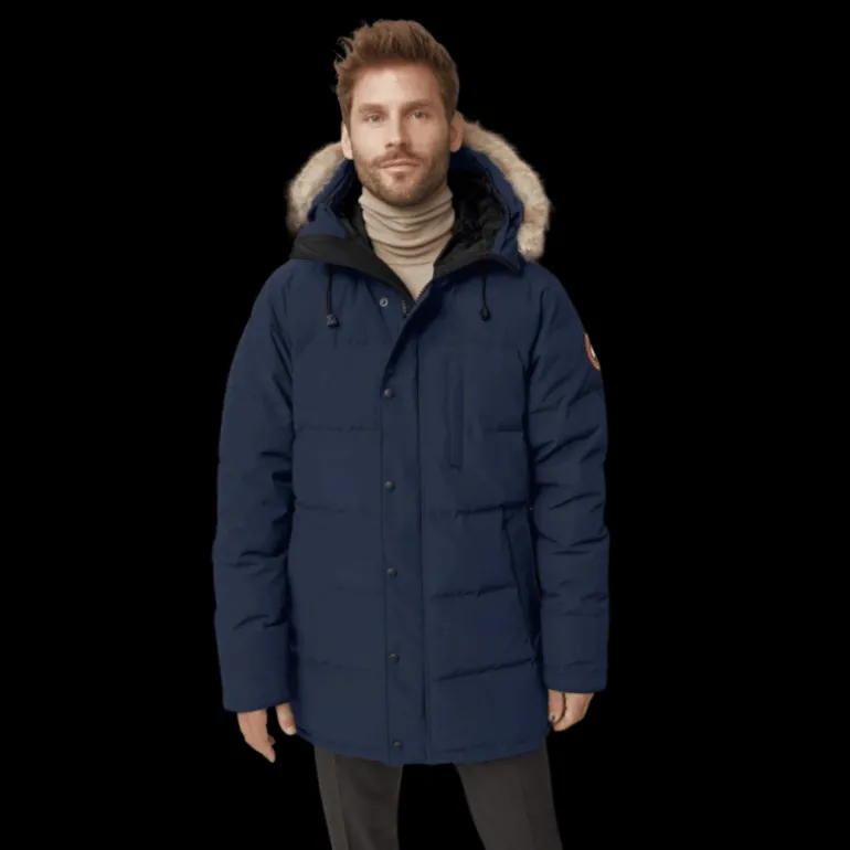 Parka CANADA GOOSE Carson capuche revers bleu marine