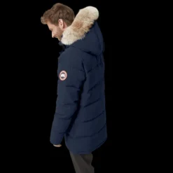 Parka CANADA GOOSE Carson capuche revers bleu marine