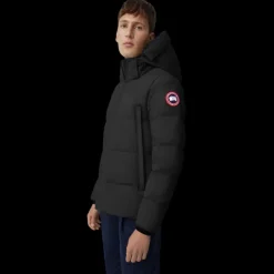 Parka CANADA GOOSE Wyndham capuche amovible nylon matelassé noir