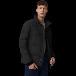 Parka CANADA GOOSE Wyndham capuche amovible nylon matelassé noir
