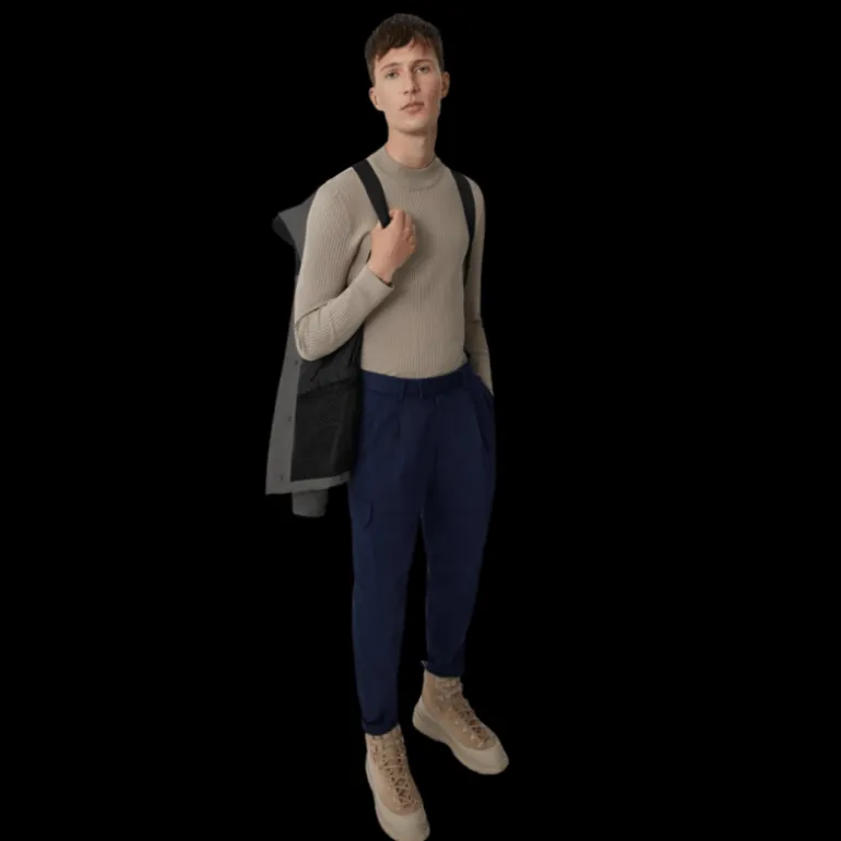 Parka CANADA GOOSE Wyndham capuche amovible nylon matelassé gris