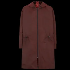 Parka réversible à capuche Pied de poule FF Noir Rouge