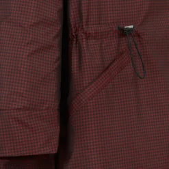 Parka réversible à capuche Pied de poule FF Noir Rouge