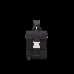 Petit Sac à dos FENDI sacoche Fendiness nylon noir boucle FF