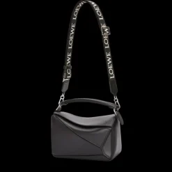 Petit sac LOEWE Puzzle cuir de veau satiné noir