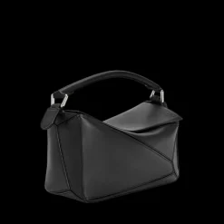 Petit sac LOEWE Puzzle cuir de veau satiné noir