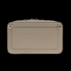 Petit sac photo DG Logo Bag cuir de veau taupe