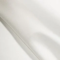 Pochette TOM FORD carrée soie ivoire bord noir