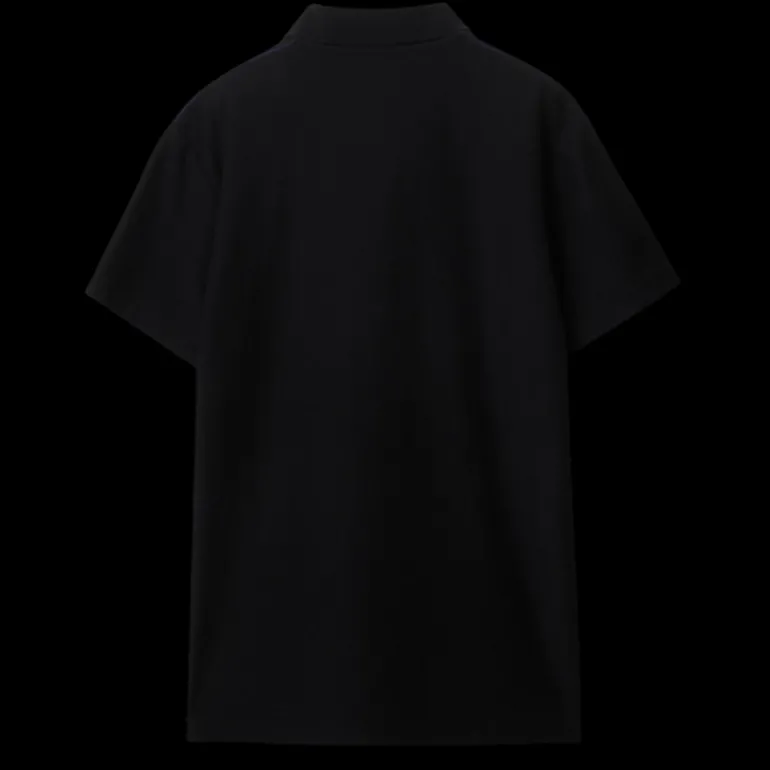 Polo BURBERRY manche courte coton noir chevalier équestre bleu