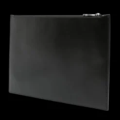 Porte-cartes ALEXANDER MCQUEEN cuir veau noir clouté