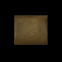 Portefeuille Billet BERLUTI Makore Cuir Scritto Olive
